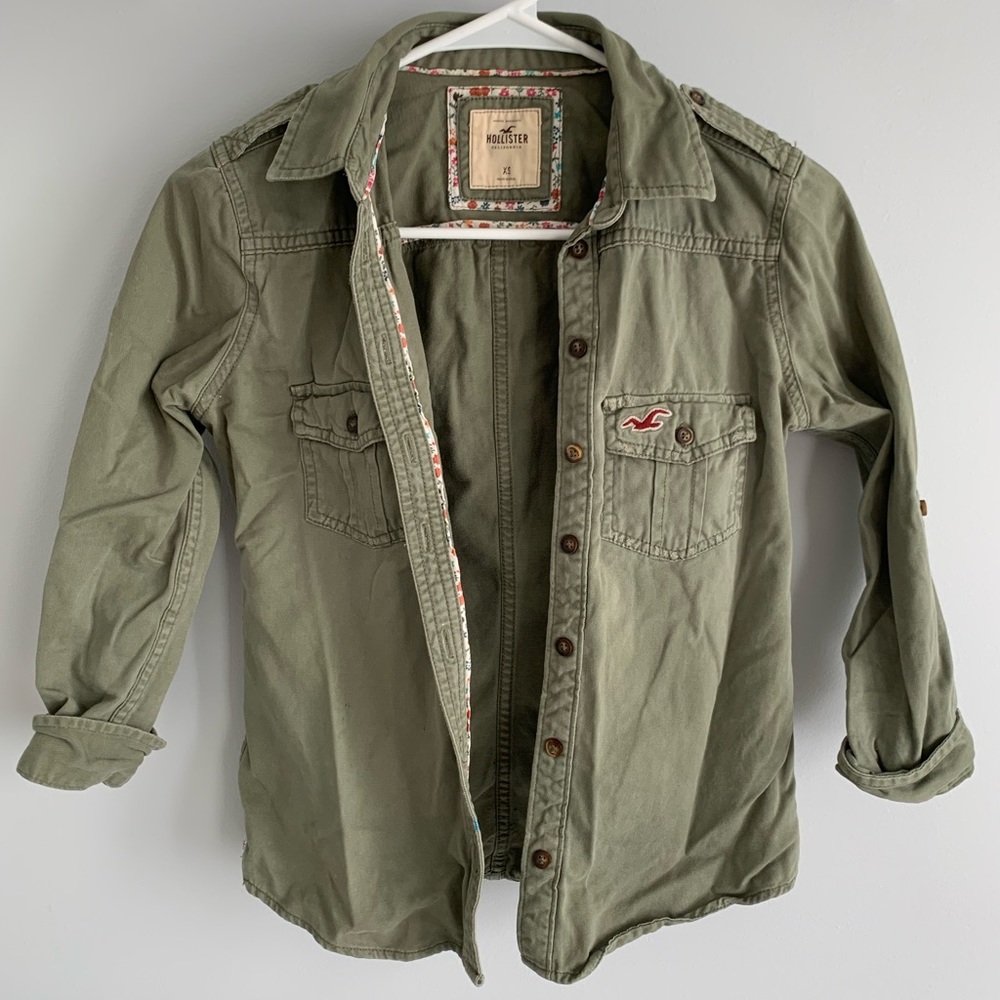 Green Hollister Jacket.
